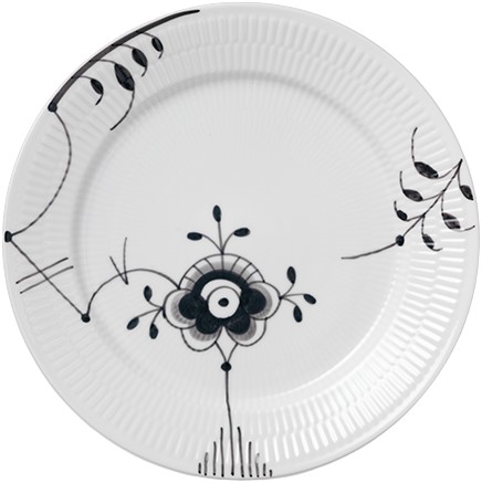 Sort Mega Riflet 27 cm. Tallerken